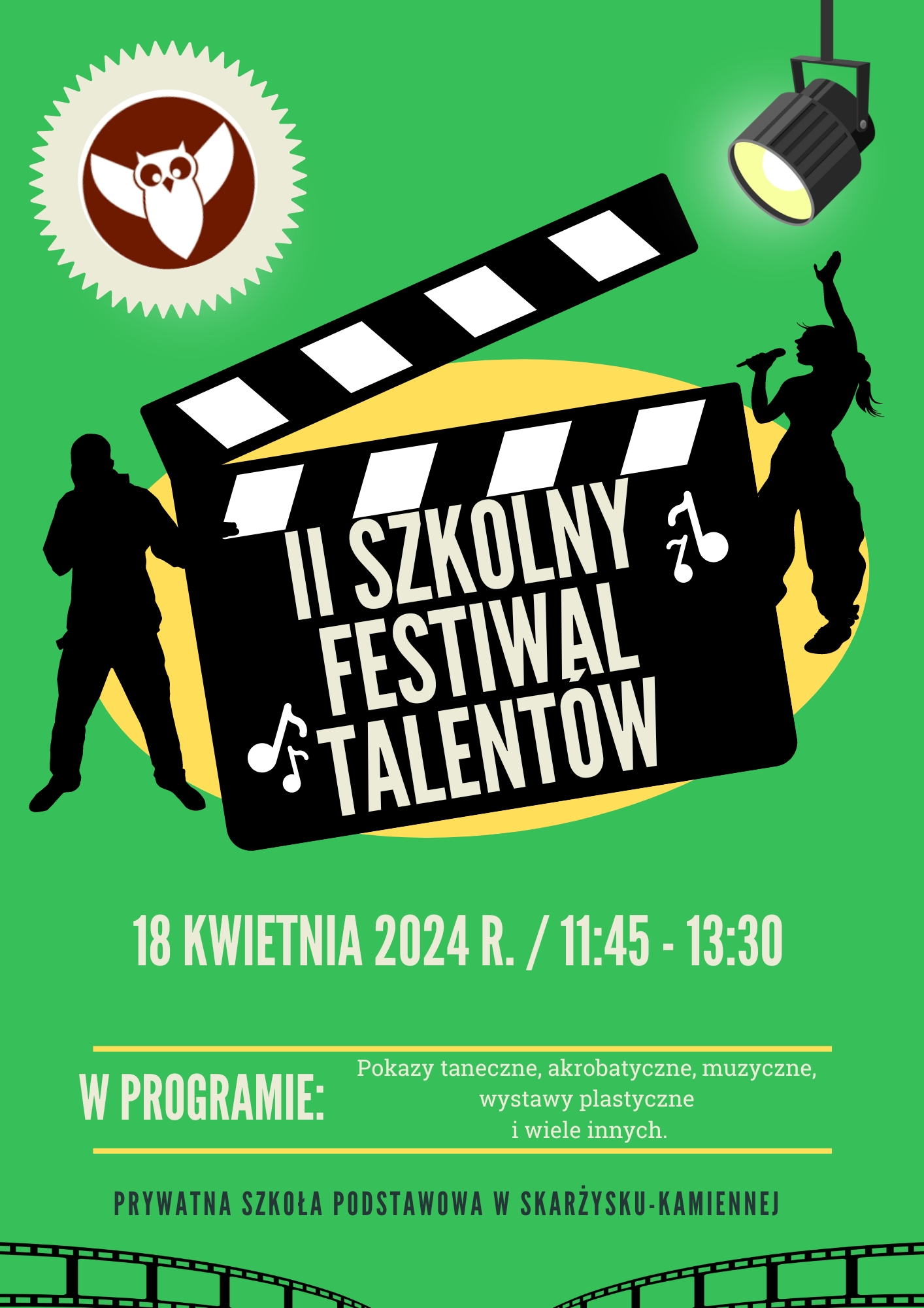 II Szkolny Festiwal Talentów 2024 o 