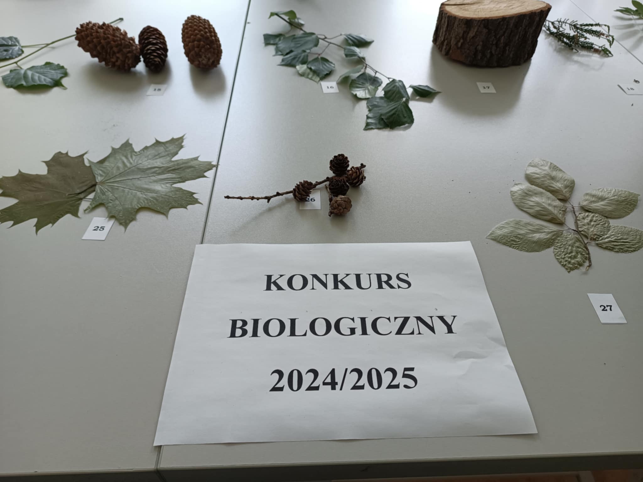Szkolny konkurs biologiczny